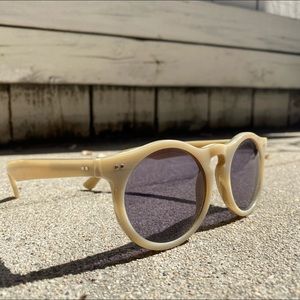 Krewe Toulouse Woodgrain Polarized Sunglasses